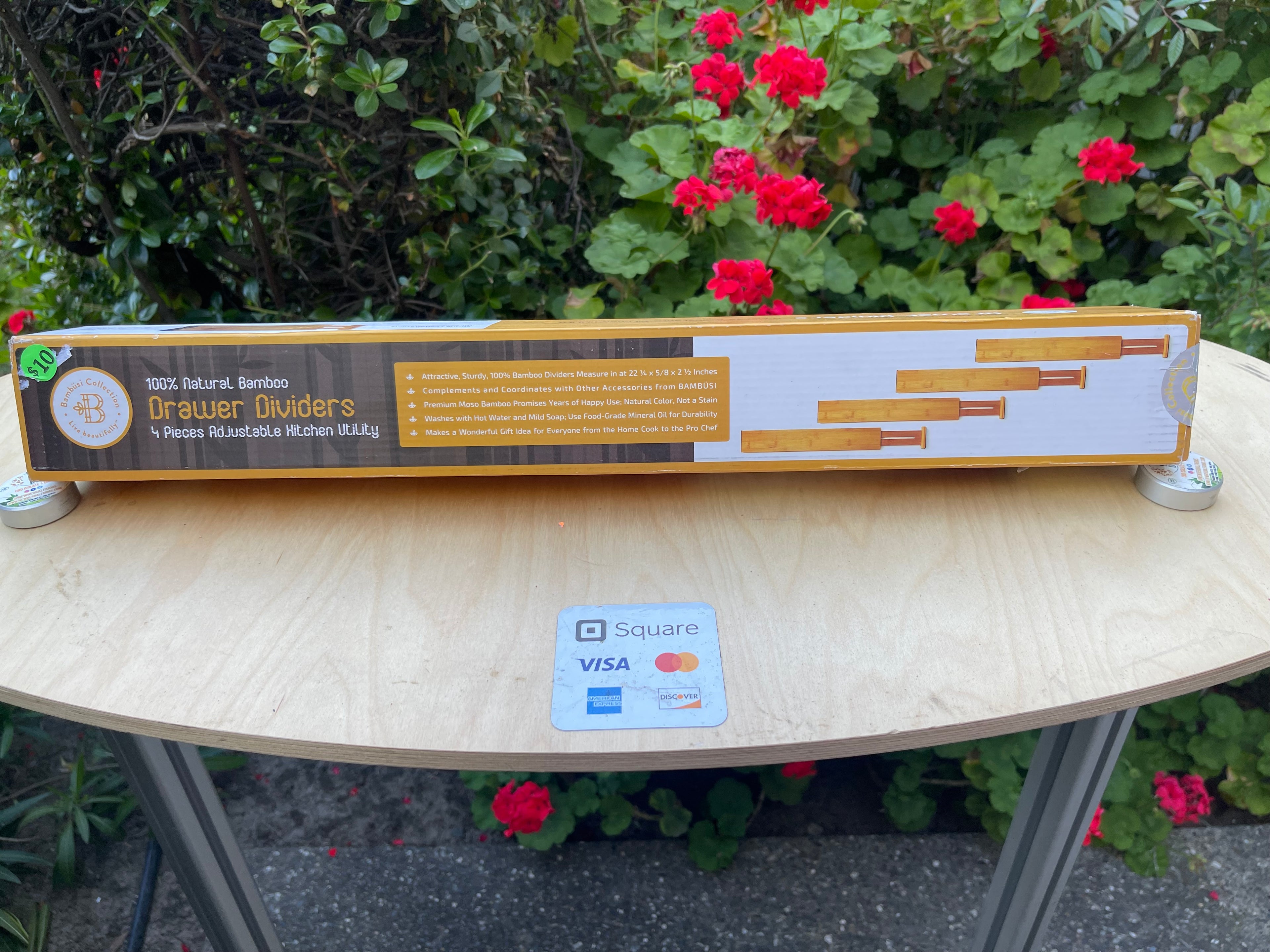 Bamboo Drawer Dividers image 0